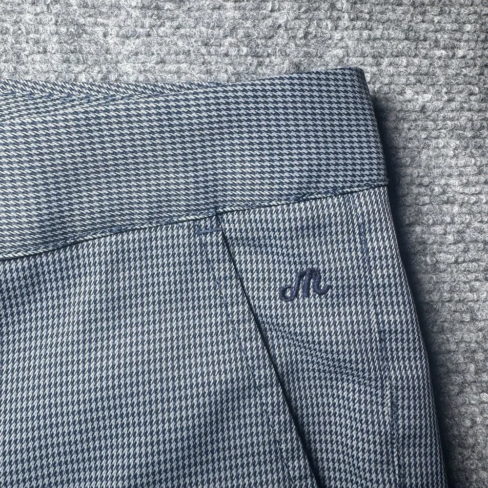 Bonobos Maide Golf Pants Men 38x31.5 Houndstooth Performance Chino Slim Straight